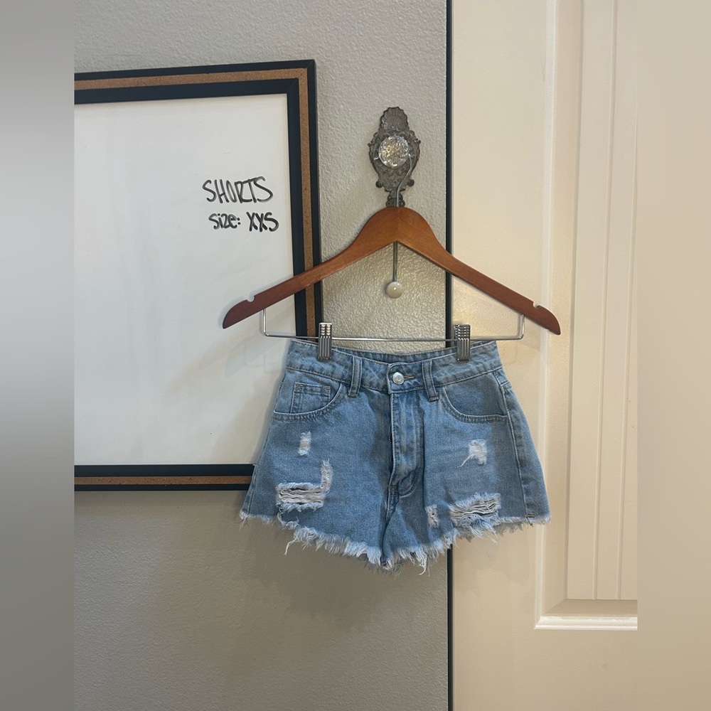 2 FOR 1 BUNDLE! Distressed Denim Women Shorts